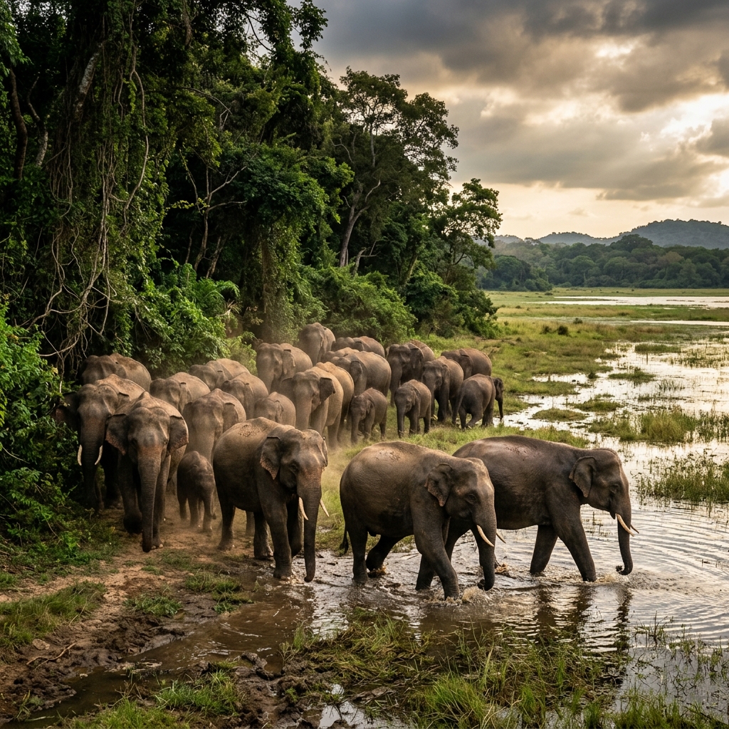 Kawdulla Safari Wild Elephants